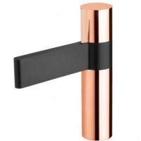 Design Lavatory Faucet Bathroom Hot and Cold Water Mixer Tap Stylish Rose Gold Faucet