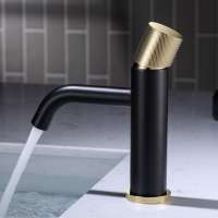 Kaiping faucet supplier brass fitting bathroom black tapware