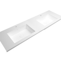 Amazing LLY factory solid surface embedded hotel basin