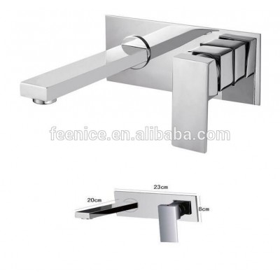 high level concealed wall embedded basin mixer