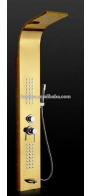 High Quality 5 functions Gold shower panel